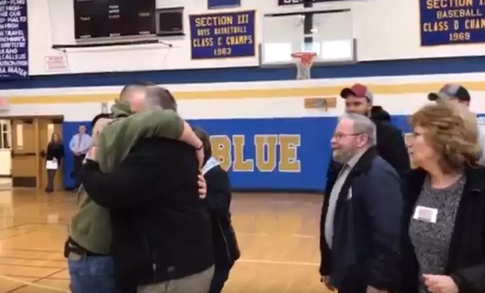 Waterville Marine Surprises Family With Early Homecoming
