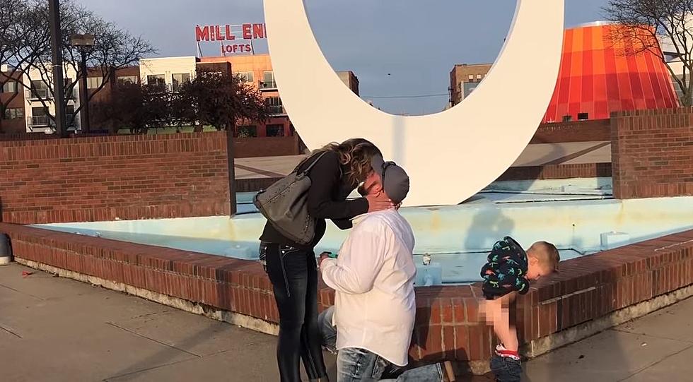 Proposal Upstaged By Peeing Kid