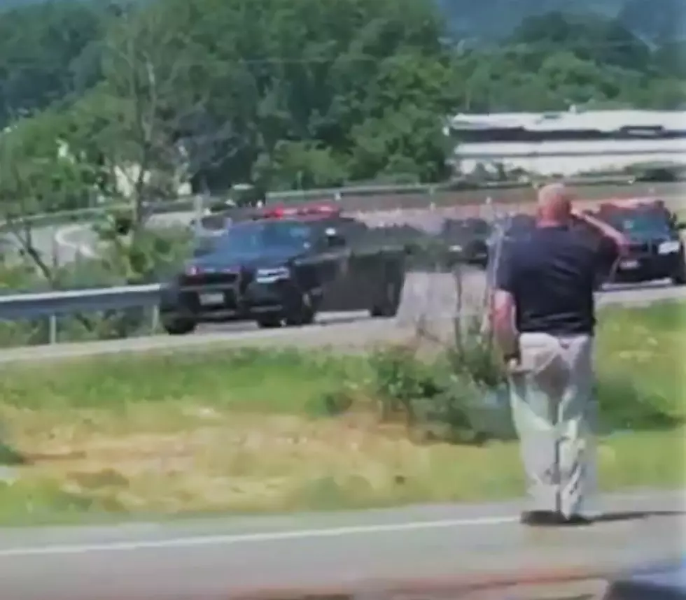 Procession of Trooper Nicholas Clark Killed in the Line of Duty