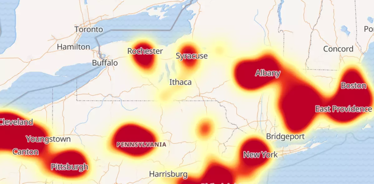 Verizon Wireless Customers Reporting Service Outages In CNY