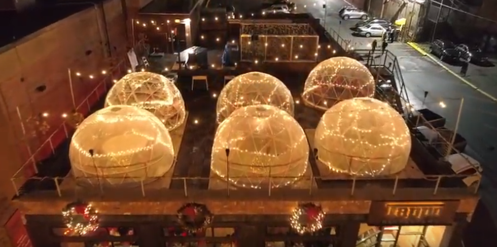 Dine Under the Stars in a Heated Rooftop Igloo 
