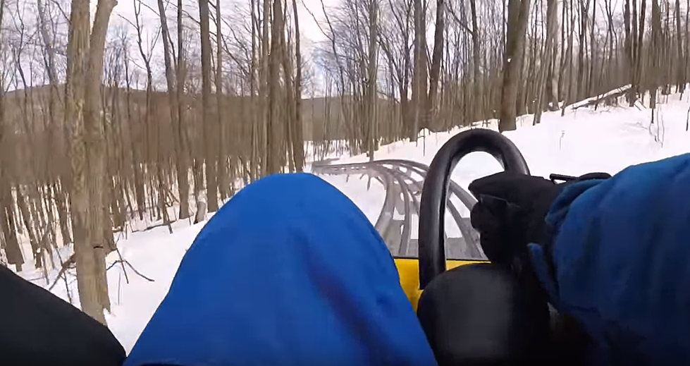 Take a Winter Coaster Ride Through the Snowy New York Mountains