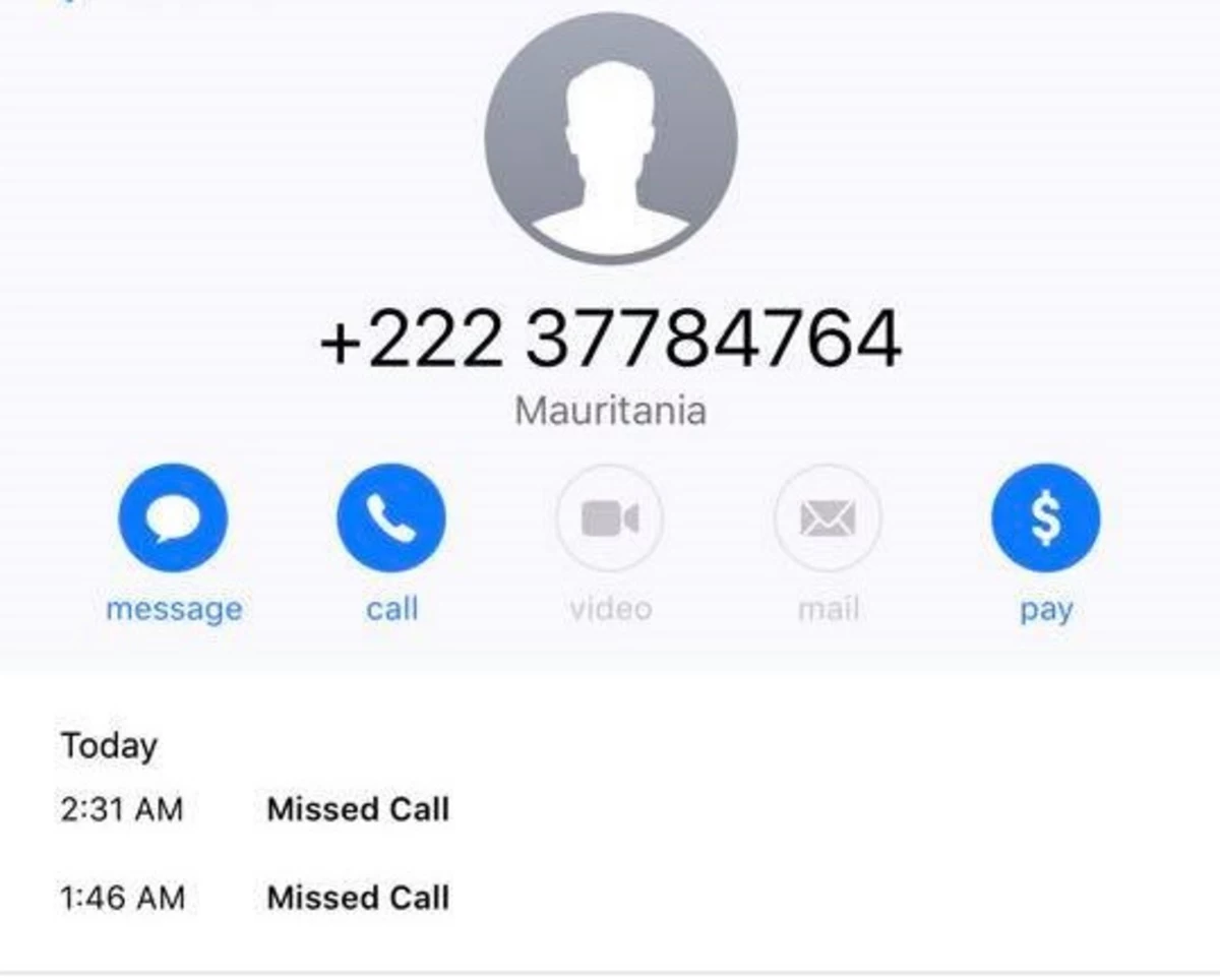 Mauritania phone call in middle of night is a scam: What to know