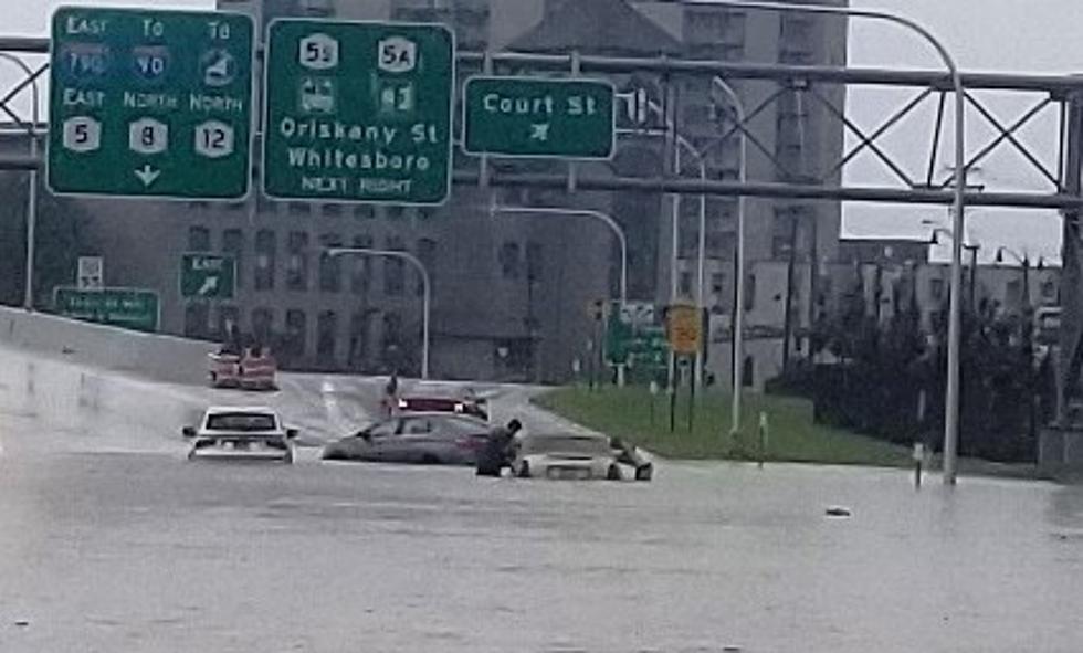 Trooper Helps Drivers Stranded in Flood
