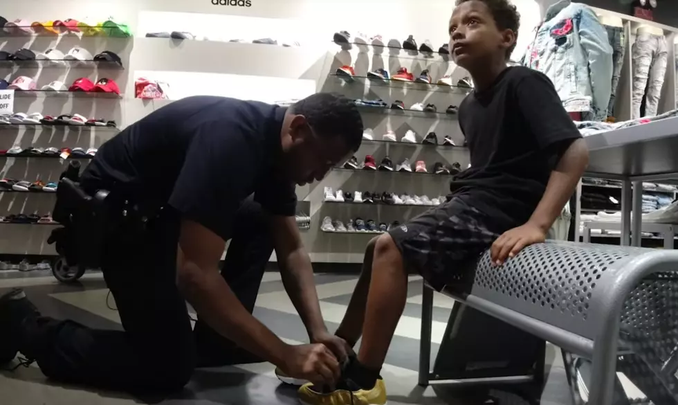 Syracuse Cop Loses First Basketball Challenge, Buys Boy New Sneakers