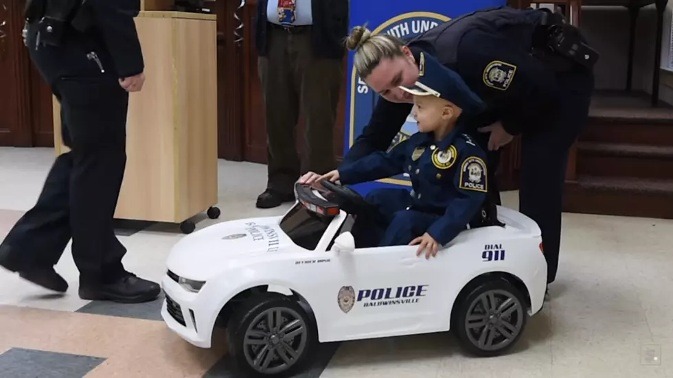3-Year-Old Cancer Fighter Becomes NY Police Officer