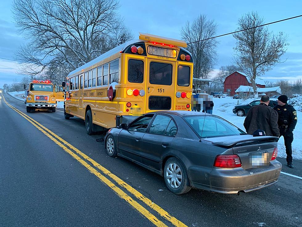 Intoxicated CNY Driver Crashes Into School Bus Picking Up Kids