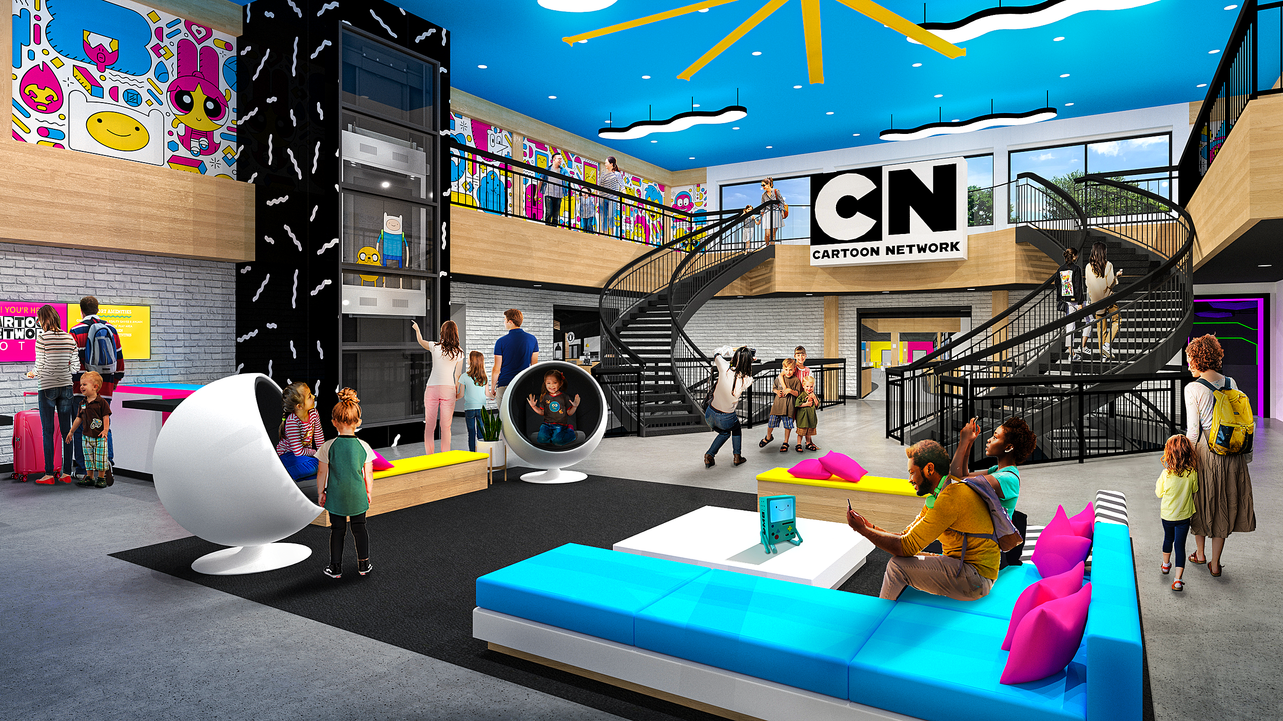 Step Into a Cartoon in First Cartoon Network Hotel
