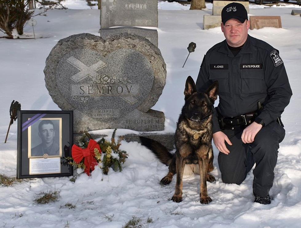 Police Dog Honors Late Trooper He Was Named After