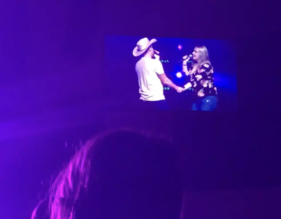 Woman Owns the Stage in Verona for Duet with Dustin Lynch
