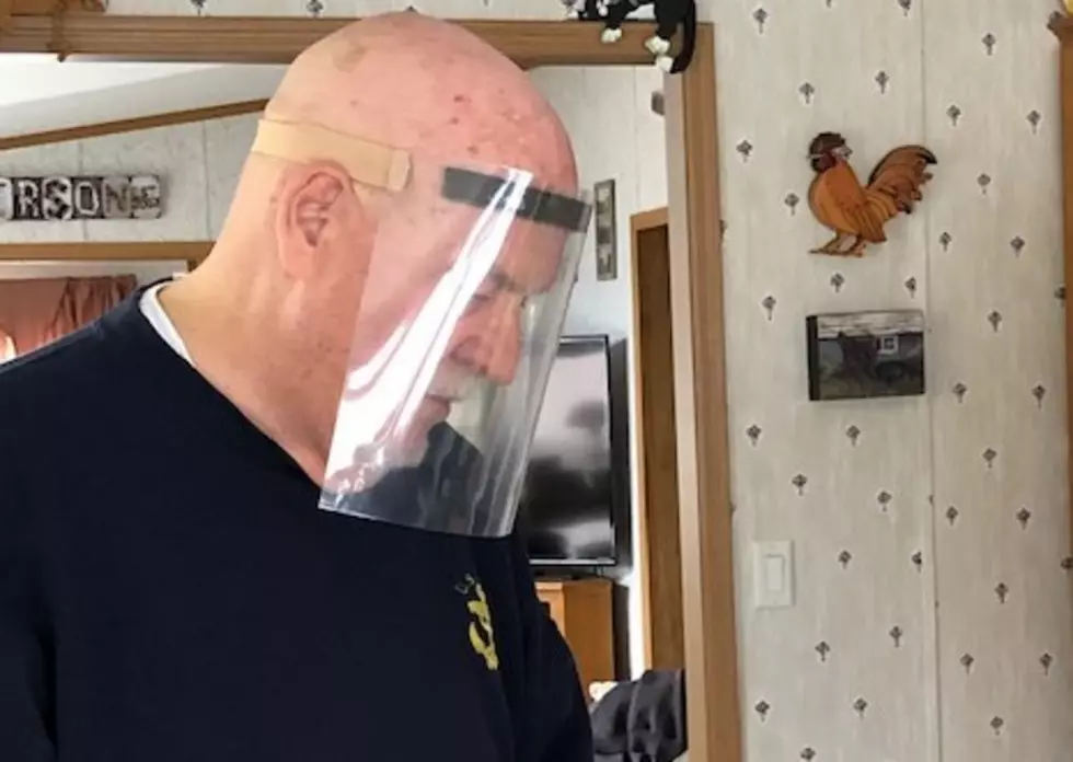 Retired Man Stays Busy Making Face Shields For Health Care Worker
