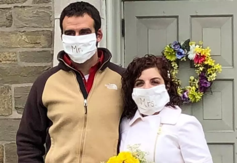 Central New York Couple Celebrates Special Wedding Day From 6 Feet Away