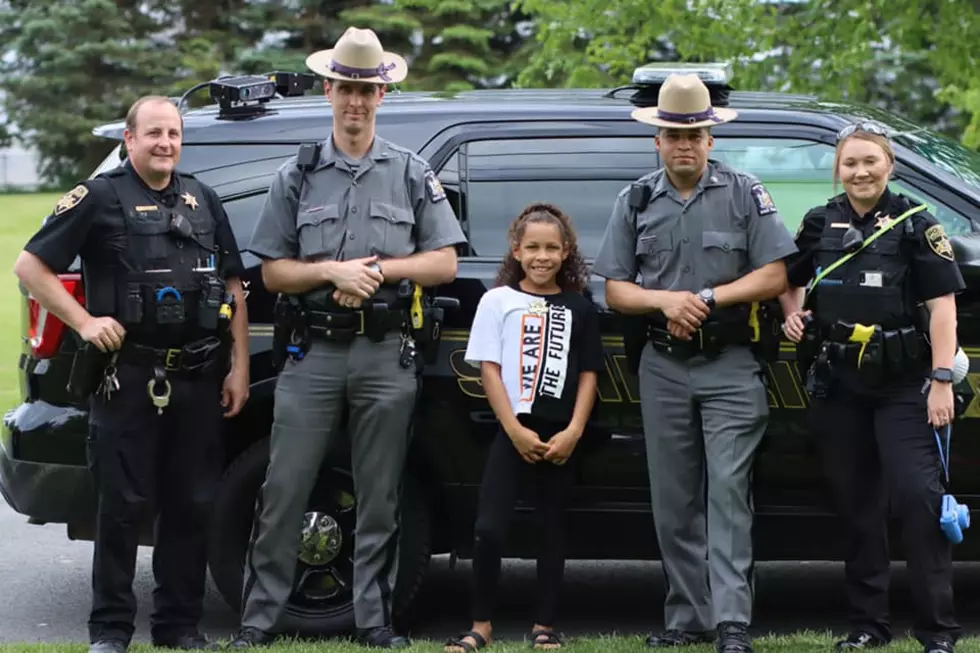 8-Year-Old Girl Teams Up With Central New York Officers Against Racism