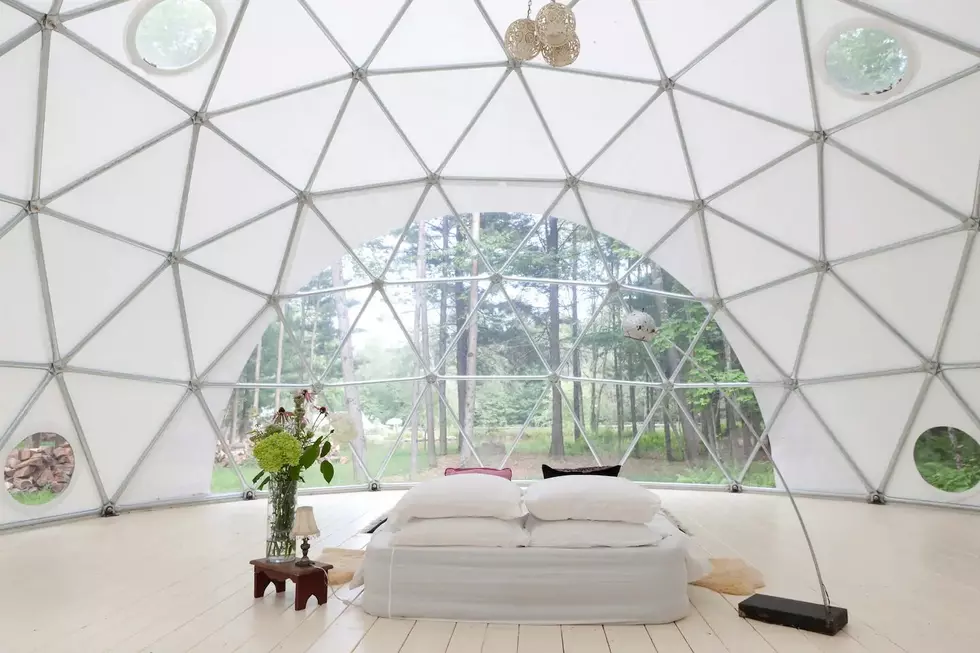 Glamp Inside a Geometric Dome at This Unique New York Farm