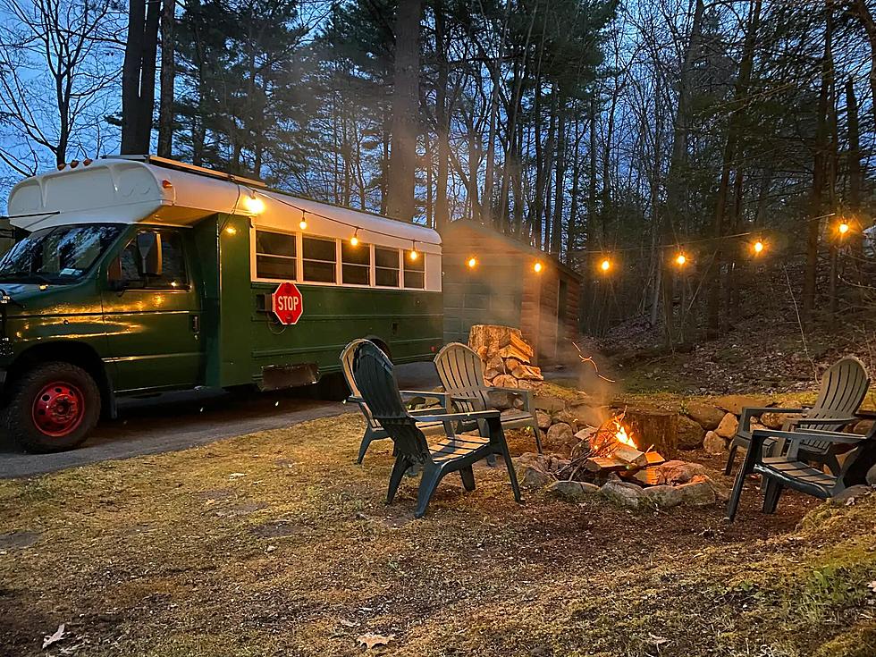 Add This School Bus, Log Cabin Airbnb to Your Bucket List ASAP