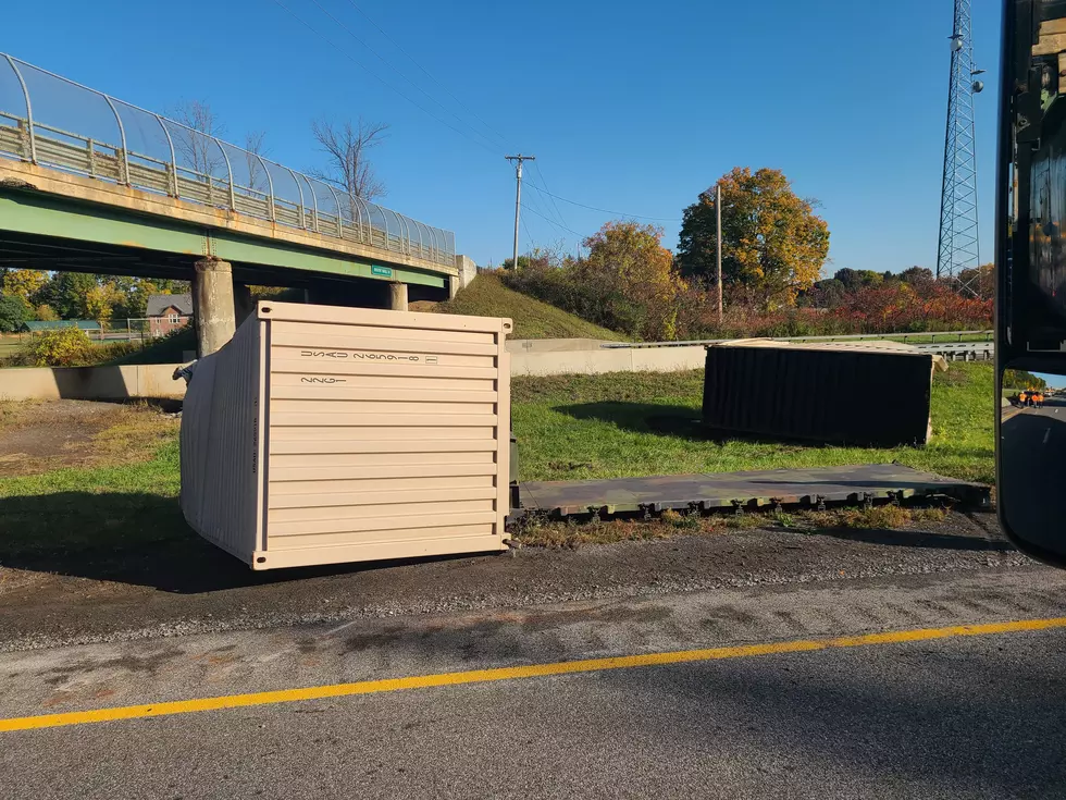 Soldier Loses Load on New York Thruway