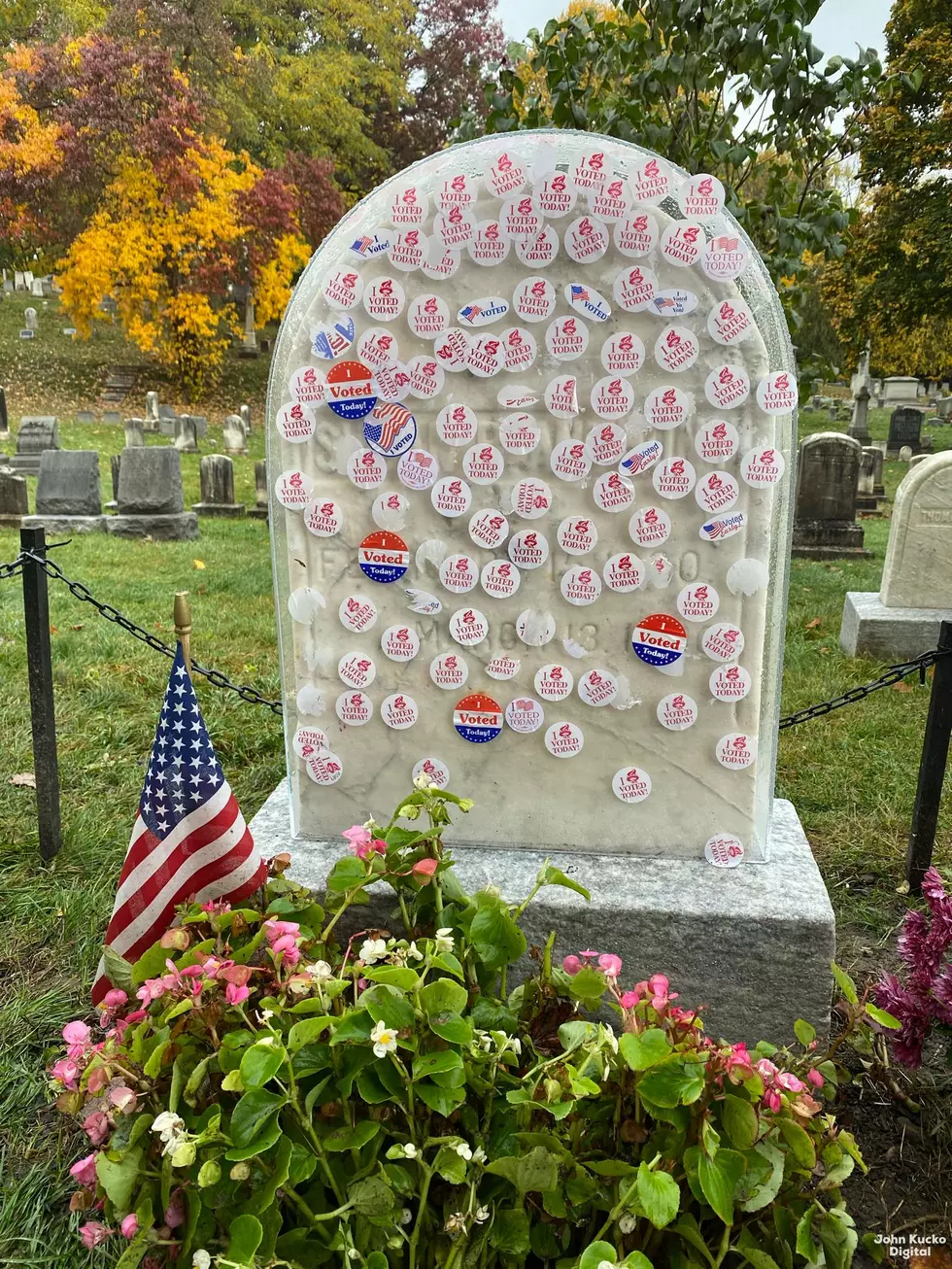 You Can’t Put I Voted Stickers on Susan B Anthony’s Headstone This Year