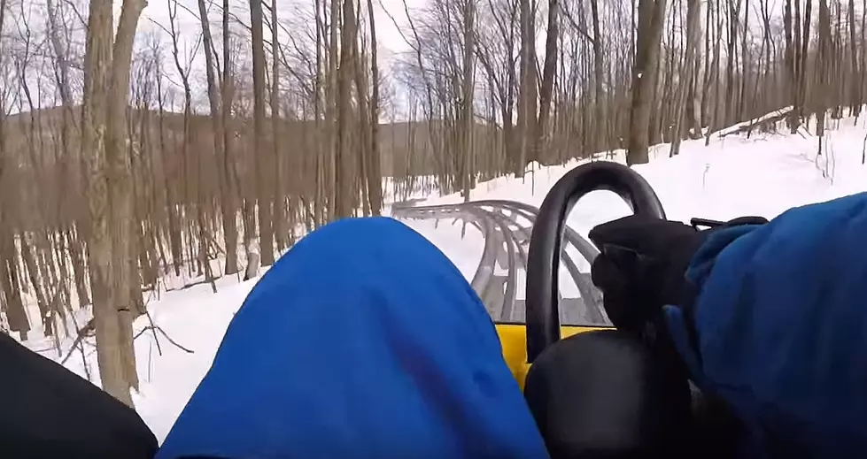 4 Winter Coaster Rides Through Snowy New York Mountains