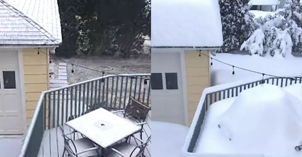 Incredible Time Lapse Video of What 40 Inches of Snow Looks Like