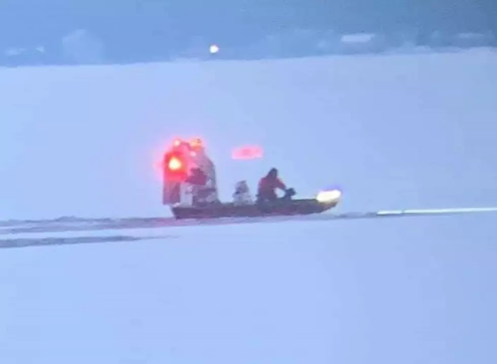 Community Helps First Responders Rescue Dog That Fell Through Ice on Oneida Lake
