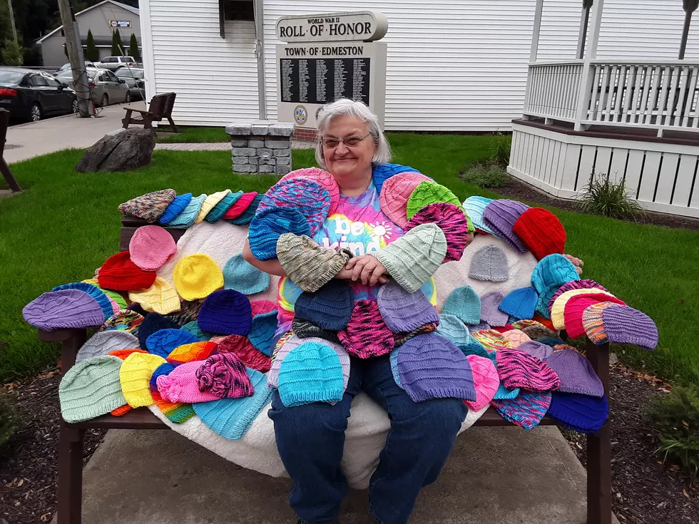 Edmeston Woman Knits Hundreds of Hats to Keep St Jude Kids Warm