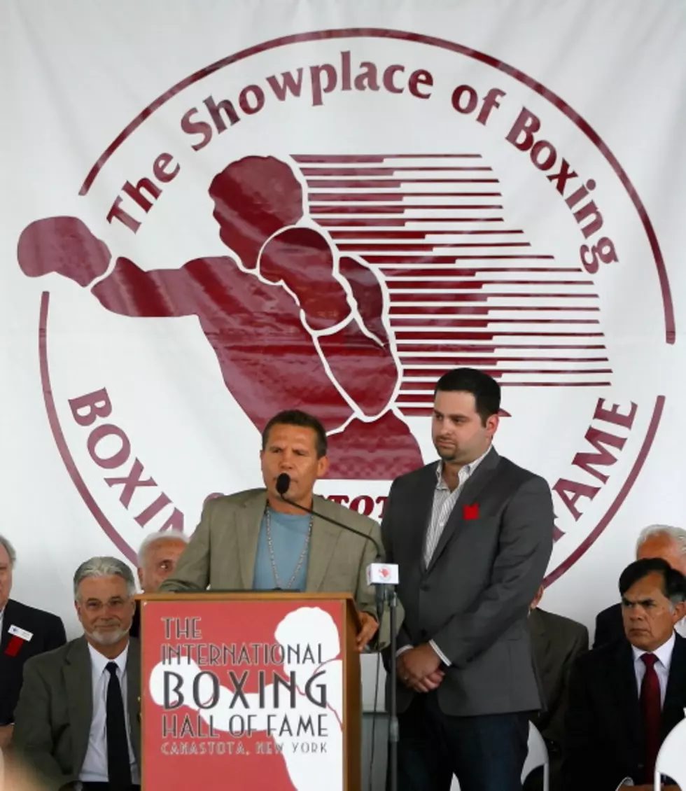 Back to Back Stomach Punches for Canastota's Boxing Hall of Fame