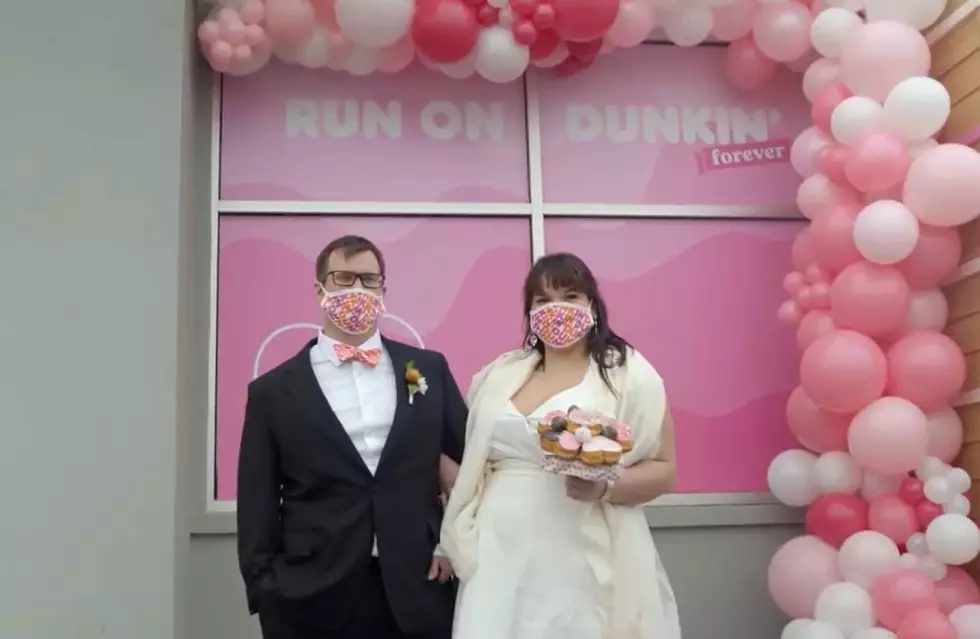 Niskayuna Couple Says 'I Do' in the Dunkin' Drive-Thru