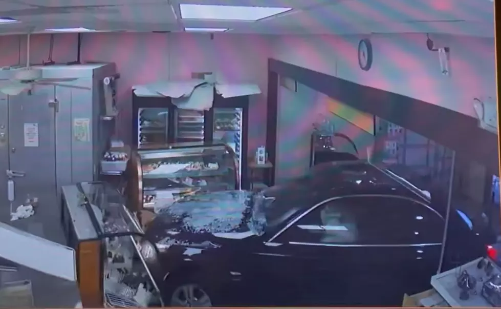 Terrifying Video Shows the Moment a Car Crashes Through This Upstate Bakery
