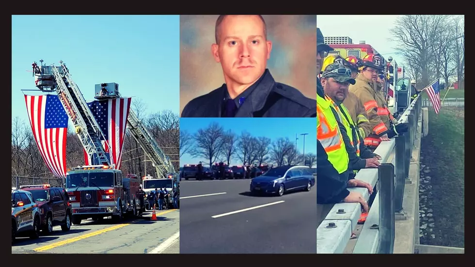 First Responders Line New York Overpasses in Heartbreaking Tribute to Fallen Trooper