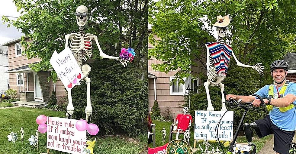12 Foot Skeleton Dons New York Lawn Year Round After ‘Karen’ Complained