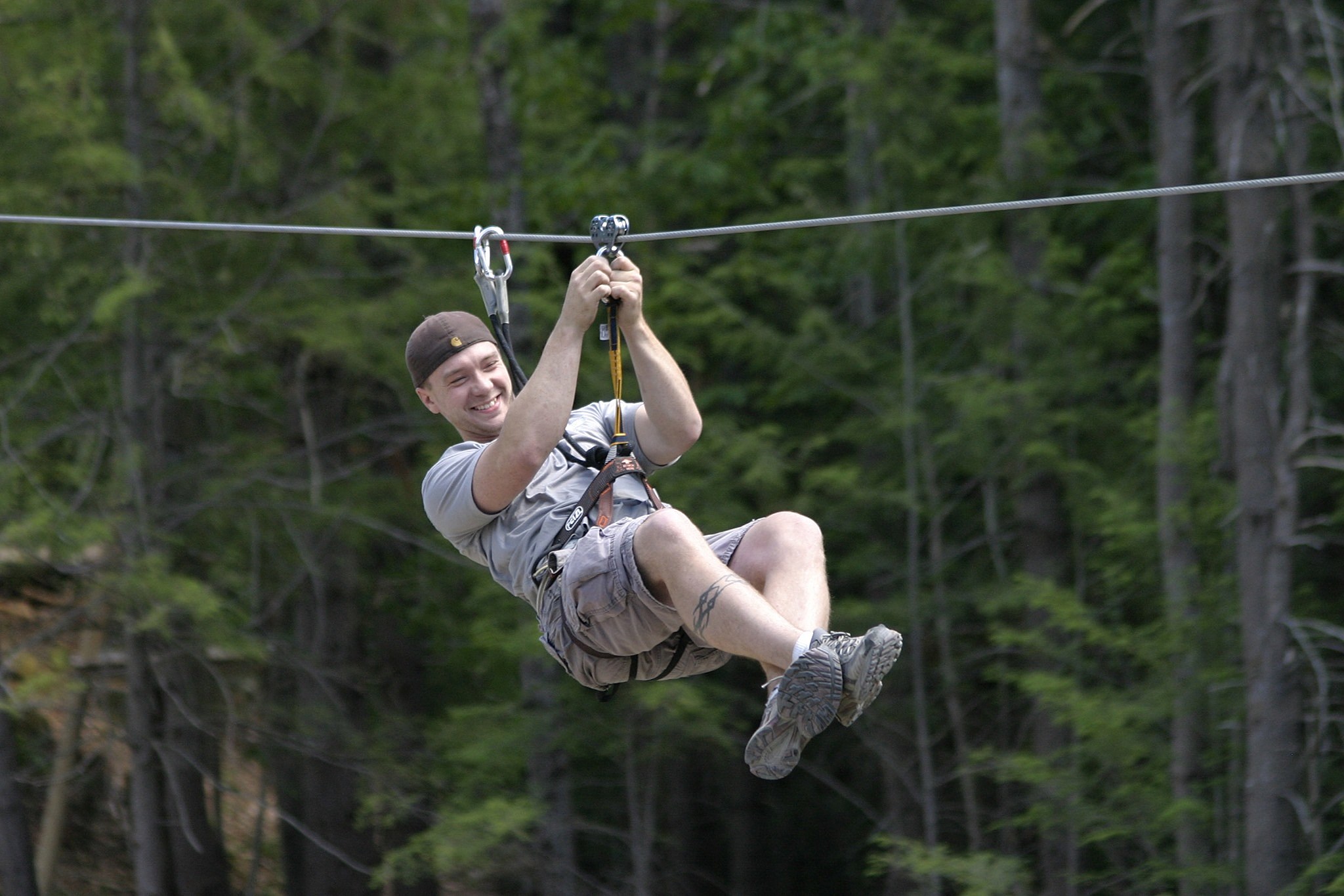 New York's Winter Zipline Adventure Takes You Above the Trees