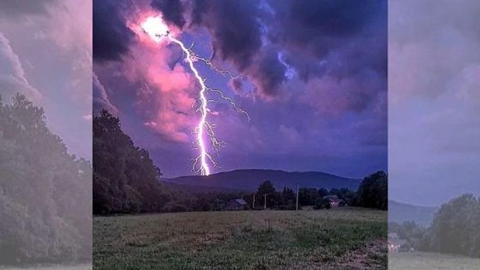 A Delaware County Man Captured This Amazing Lightning Strike