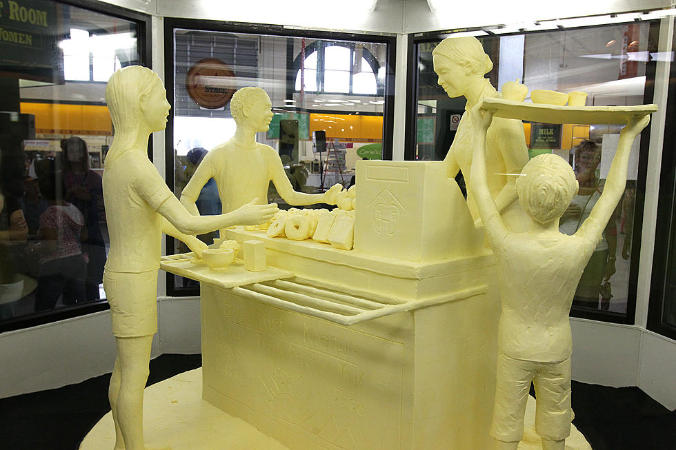 Butter sculptures at the state fair aren't solid. 'It's just physics.