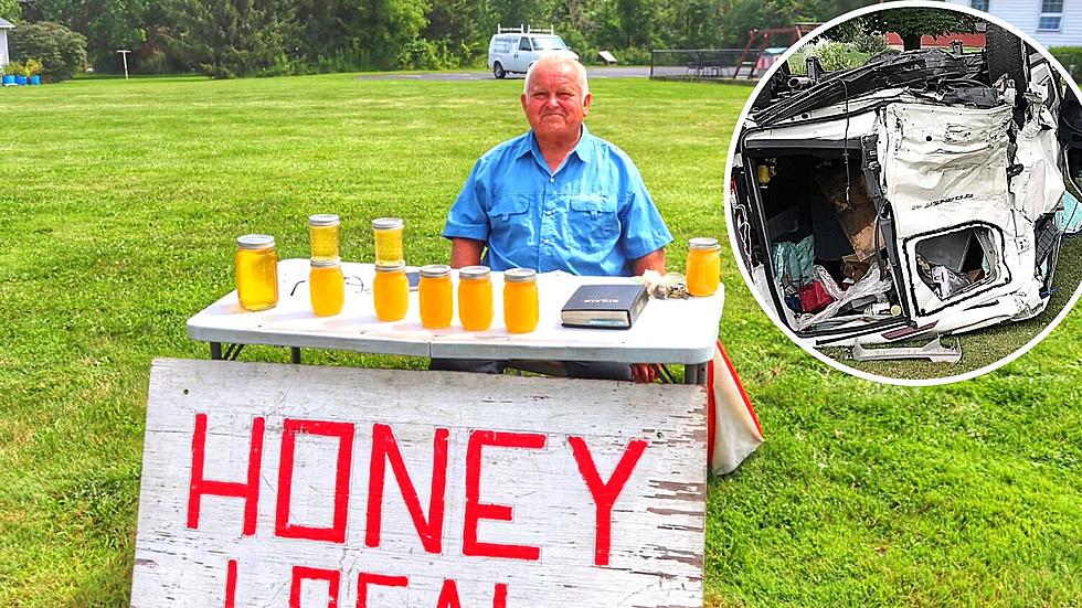 Honey Man Miraculously Back to Selling Honey 2 Days After Crash