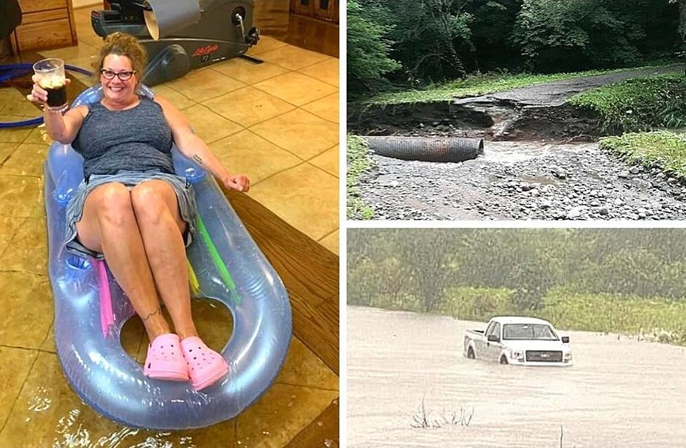 GALLERY: Camillus Woman Makes Best of 6 Inches of Water in Flooded Home