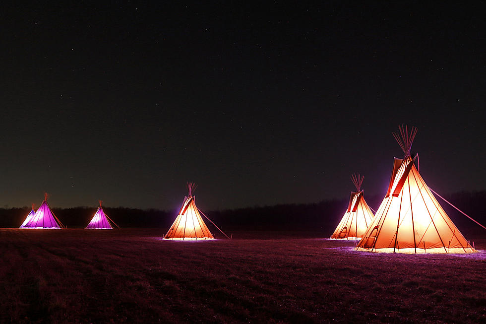What Are the Lighted Teepees Off I-90 Near Turning Stone