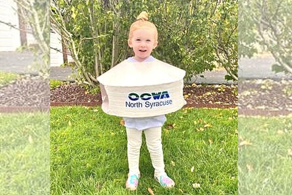 Adorable Little Girl&#8217;s Creative Syracuse Water Tower Costume Goes Viral