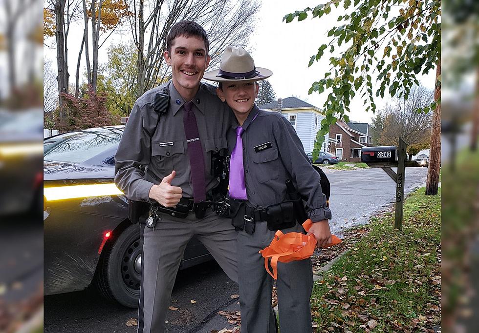 New York State Trooper Pulls Over To Make Aspiring Kids Halloween Memorable