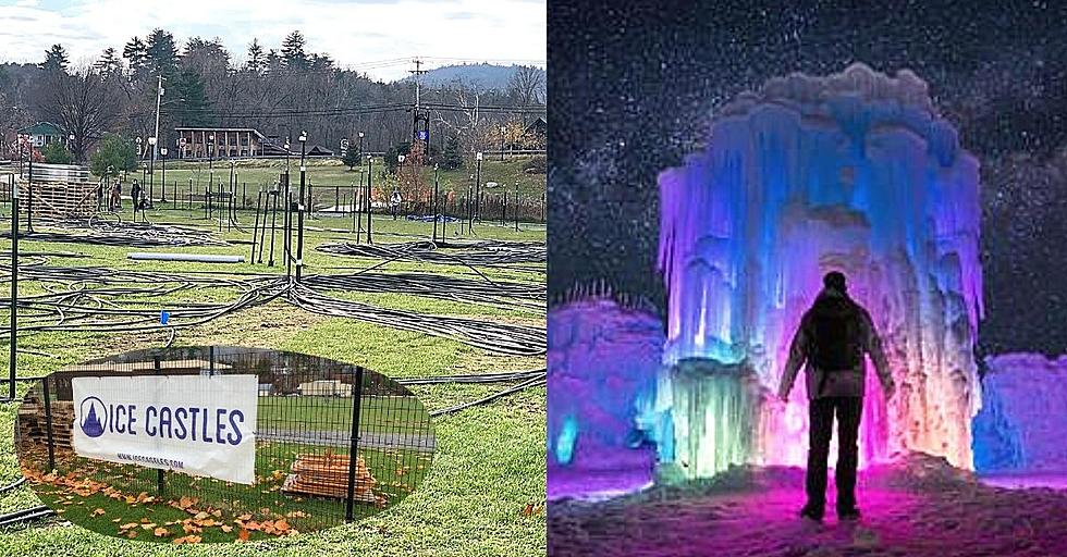 Set Up Begins on Magical Ice Castles, Coming to Lake George For First Time