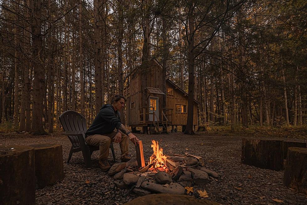 Simplistic Treehouse Cabin In Central NY Brings You Super Close With Nature