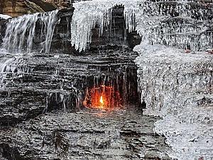 Fire & Ice: Even Mother Nature Can’t Stop Mysterious Eternal...