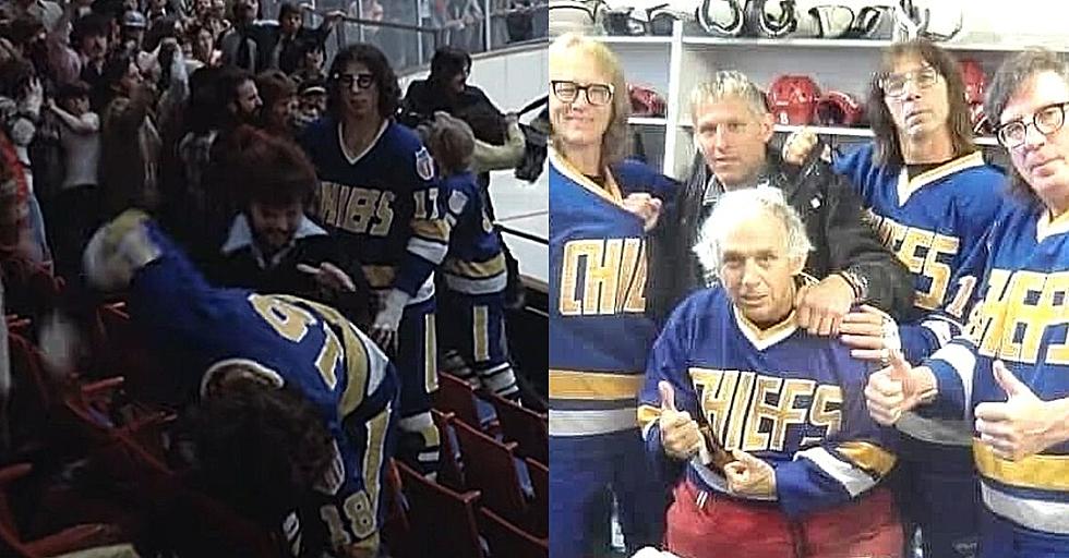 Iconic Slap Shot Scene Based on Real Fight With Fans at Utica Aud