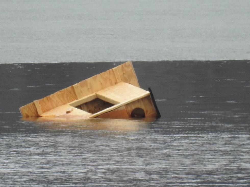 Saga of Sinking Ice Shanty Continues on CNY Lake