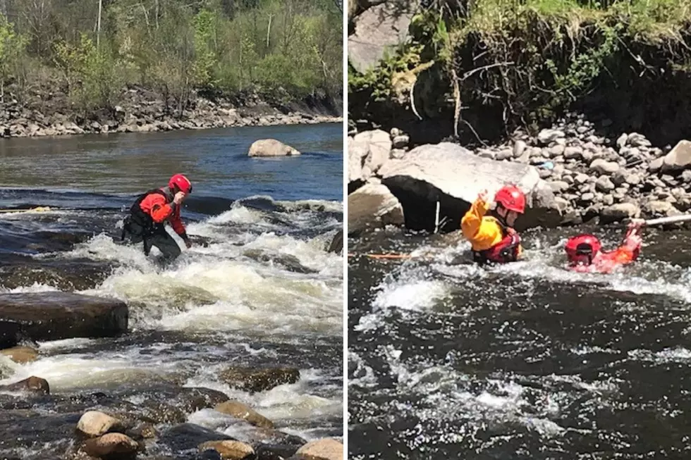 NY Forest Rangers Test In Swift Waters Of West Canada Creek