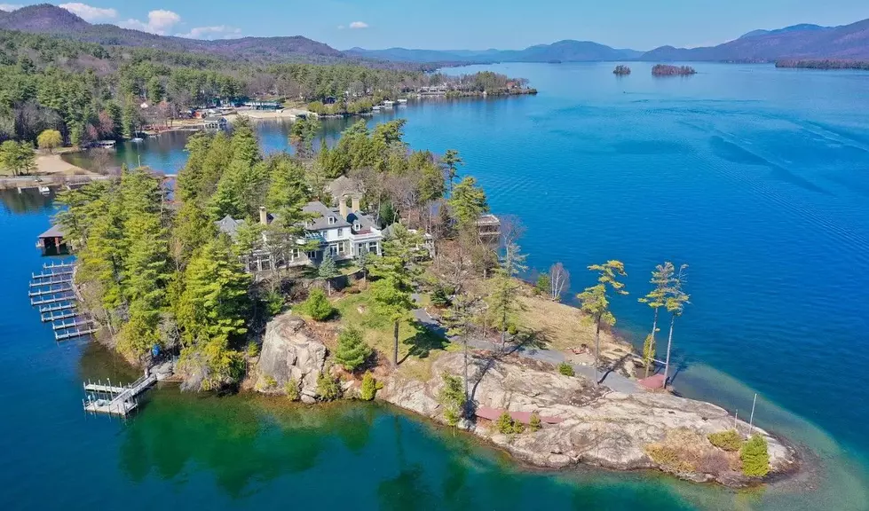 One of a Kind Private Lake George Island Mansion Back on Market For Almost Half