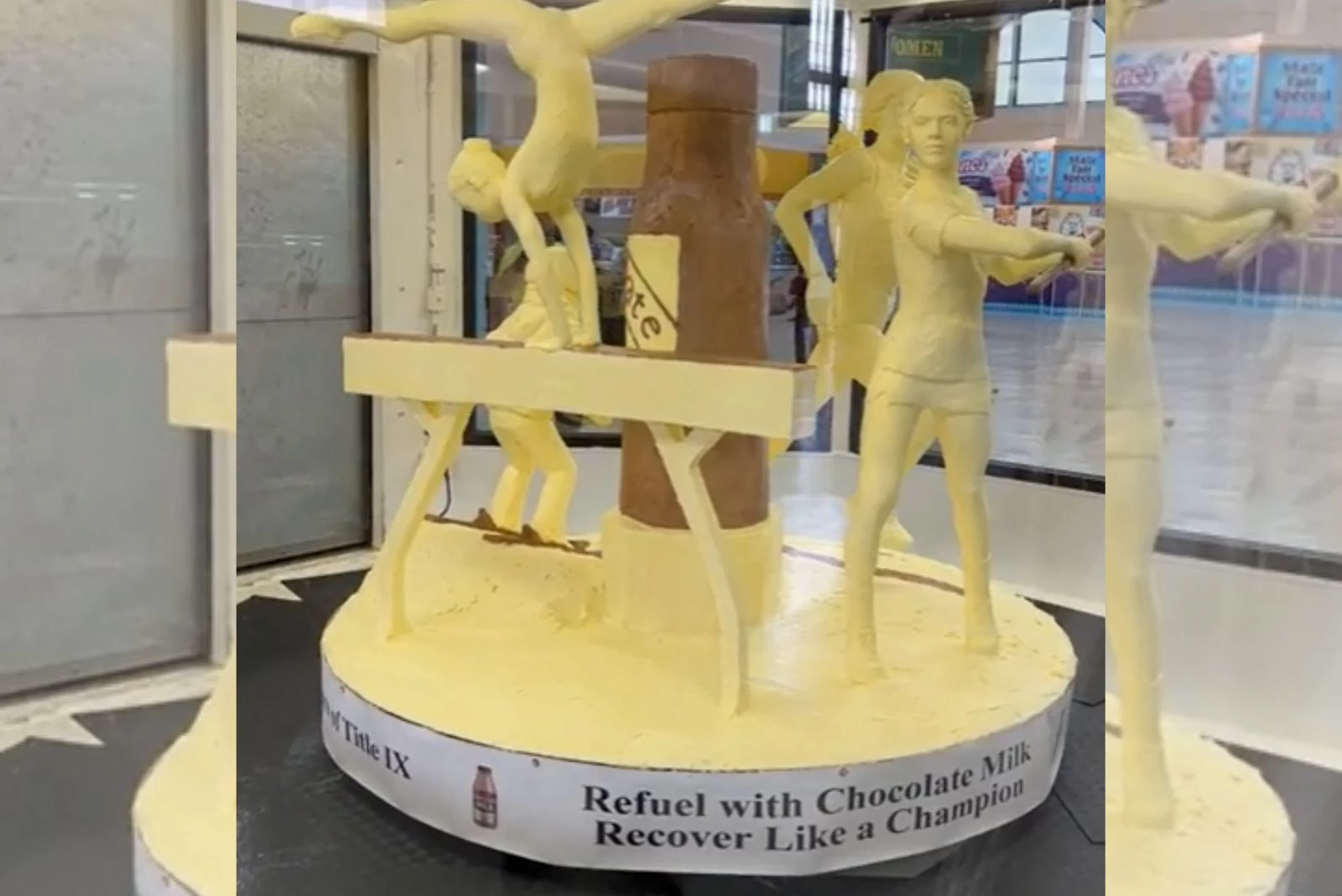 Great New York State Fair Butter Sculpture celebrates Title IX
