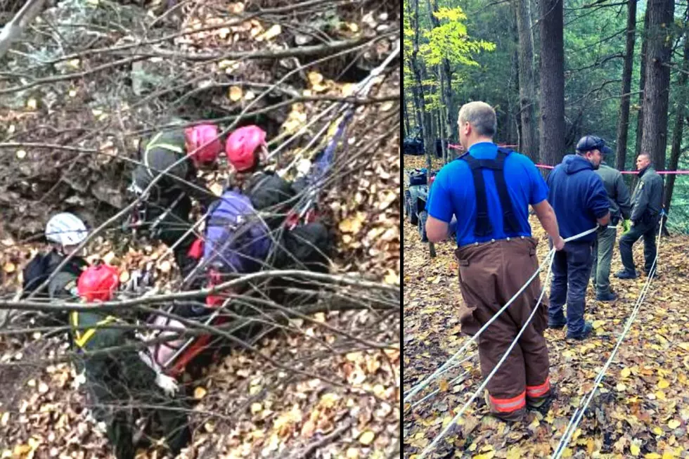 Man Rescued After Falling Down 50 Foot Embankment in Upstate NY