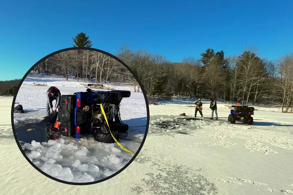It's a Polaris Plunge! ATV Saved After Falling in Upstate NY Lake
