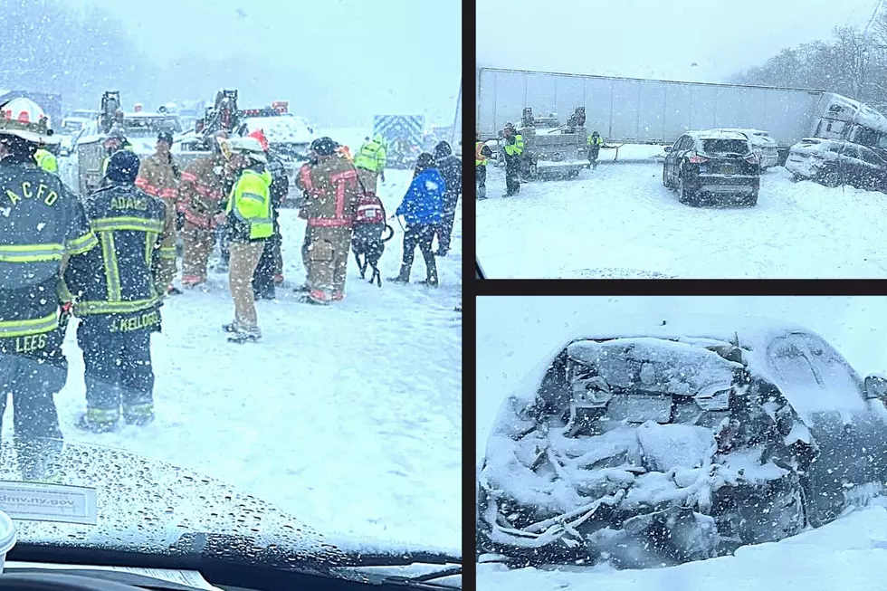 CNY Truck Driver Lucky to Be Alive After Massive 12 Car Pileup in Upstate NY