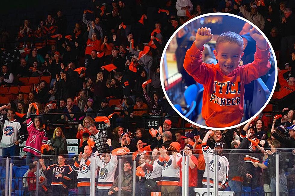 3 Year Old Improving &#038; Thanks Fans After Medical Emergency Utica Hockey Game